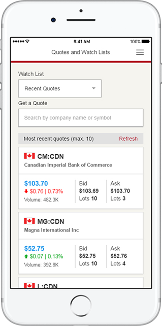 cibc online trading app