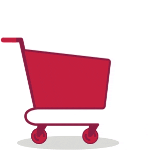 A shopping cart filled with groceries, toys, stationery, electronics, plants and more.